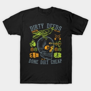 Dirty Deeds Skull T-Shirt